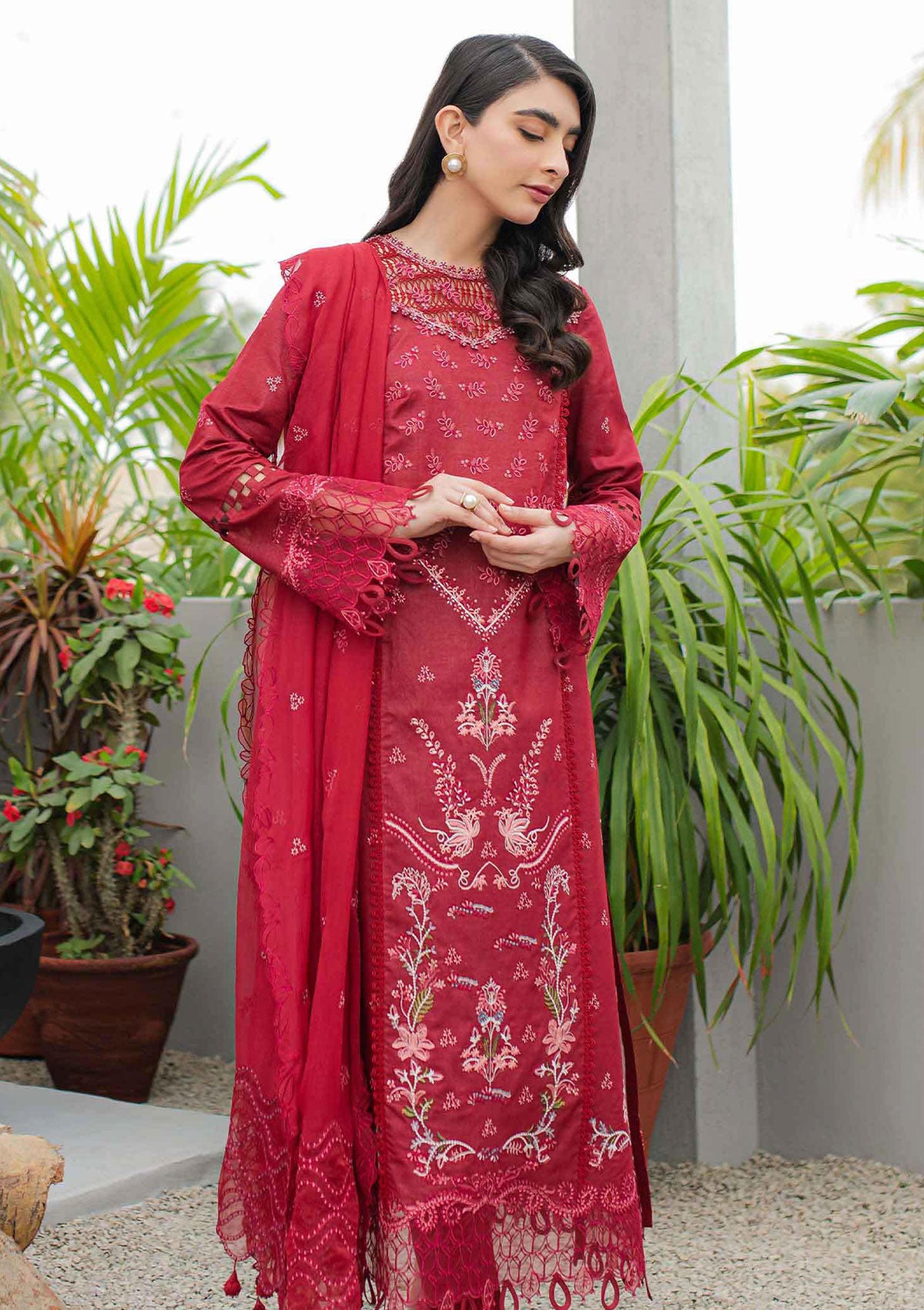 Lawn Collection - Qalamkar - Qline - JK24#14 - Manon