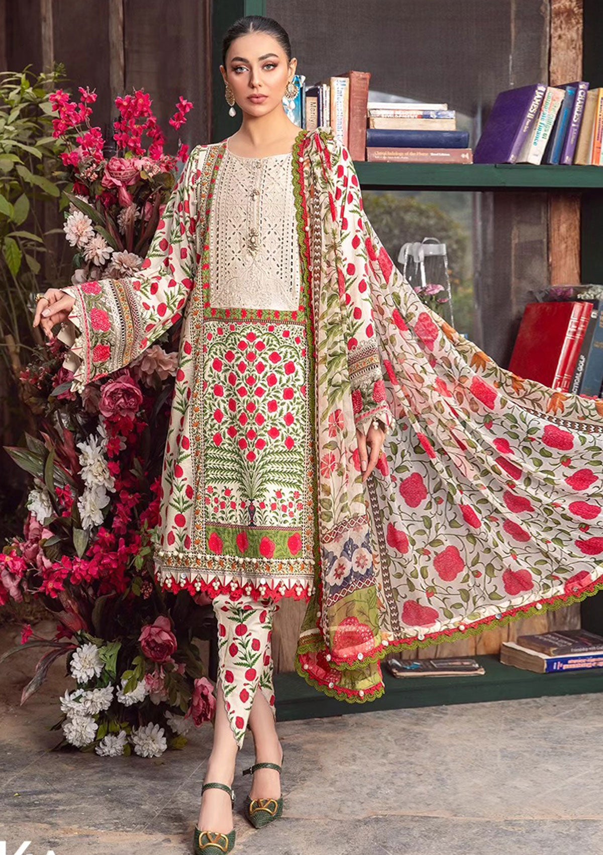 Lawn Collection - Maria B - M Prints - Spring Summer - MM24#14 A