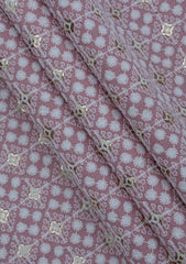 Elite Men Embroidered Sequence Viscose Fabric - Light Pink