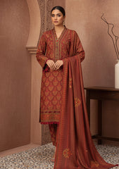 Winter - Riwaj - Printed Marina - 3 Pcs - Wool Shawl 25 - D#11