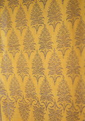 Pashmina Kaani Work Shawl D - 05 - Yellow