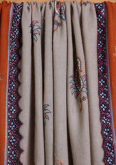 Pashmina Kashmiri Jaaldar Shawl D#153 - Multi