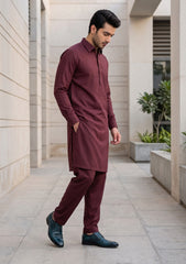 Elite Men Winter Wash n Wear - Burgundy