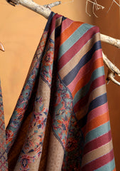 Pashmina Qalamkar Needle Work Shawl D#02 - Multi