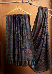 Pashmina Jamawar Shawl D#03 - Black