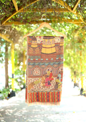 Digital Printed Wool Shawl D - 09 - Brown