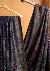 Pashmina Jamawar Shawl D#03 - Black