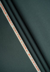 Elite Men Cavani World Finest Plain Cotton Fabric - D Green
