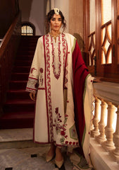 Winter Collection - Crimson - Aaleen - Winter Unstitched 24 - Musafir