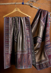 Pashmina Zari Jamawar Shawl D#17 - Purple