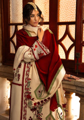 Winter Collection - Crimson - Aaleen - Winter Unstitched 24 - Musafir