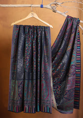 Pashmina Jamawar Shawl D#208 - N Blue