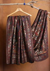 Pashmina Zari Jamawar Shawl D#98 - Multi