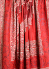 Pashmina Jamawar Shawl D#200 - Red