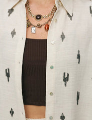 Pret - Moven - Beaded Oversize Shirt - Off White