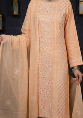 Formals - Riwaj - Fancy 26 -  Ari & Mukesh Work - 2 Pcs - D#01 - L Peach