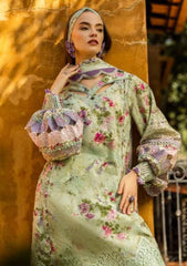 Lawn - Elaf Premium - Print Chikankari 25 - ELK-03A FLOREALE