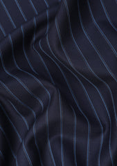 Vitale Barberis Canonico Revenge Super 130's Wool Fabric - N Blue