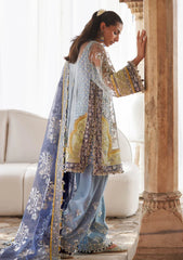 Formals - Zaha - Gossamer - Unstitched Wedding - Festive 25 - ZC#04 - NILOFAR-E-SHAAM