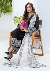 Lawn - Abeer Rasheed - Farzana - Luxury 25 - AR#10 - Midnight Floral