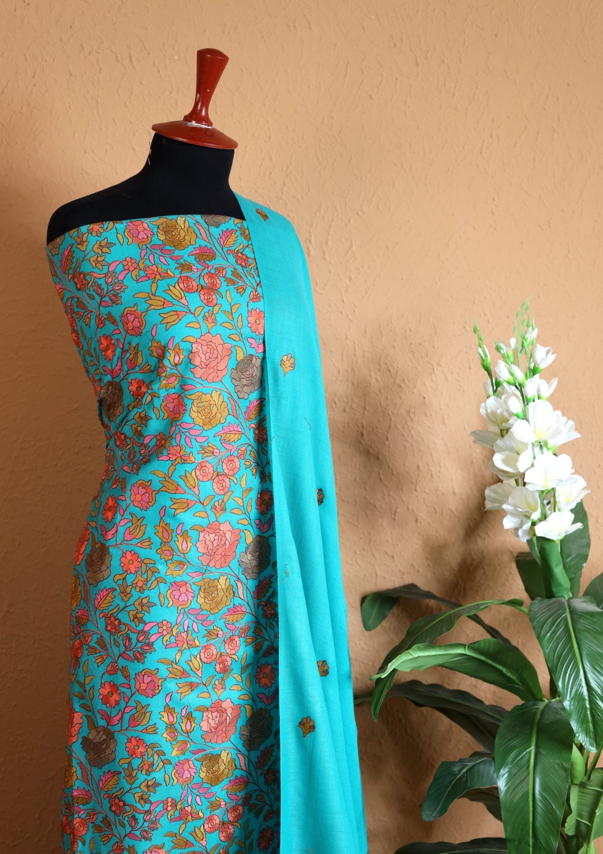 Winter Collection - Riwaj - Pashmina Embroidered Suit - Volume II - D#10 (C)