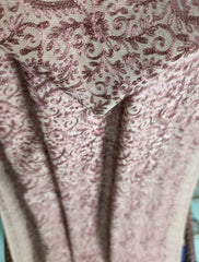 Pashmina Ari Work Jaaldar Shawl D#42 - Brown