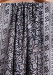 Pashmina Jamawar Scarf D#105 - Black