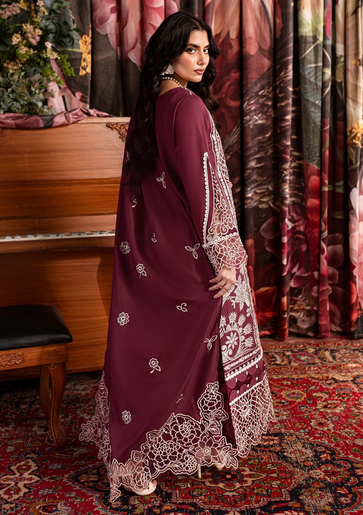 Winter Collection - Mahnur - Veronica - Luxury Karandi - MVL24#07 - Rose