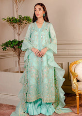 Formal Collection - Fozia Khalid - Lumieres Festive - VoL 3 - Tiffany Blue