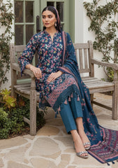 Winter - Riwaj - Printed Marina - 3 Pcs - Wool Shawl 25 - D#25