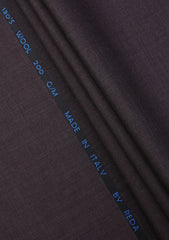 Reda Solid Tropical 130's Wool Fabric - Burgundy