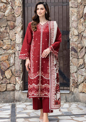 Winter - Farasha - Eminence Khaddar - F/W 25 - Claret
