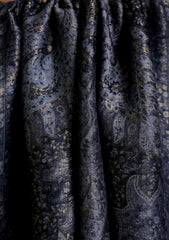 Pashmina Zari Jamawar Shawl D#22 - Grey