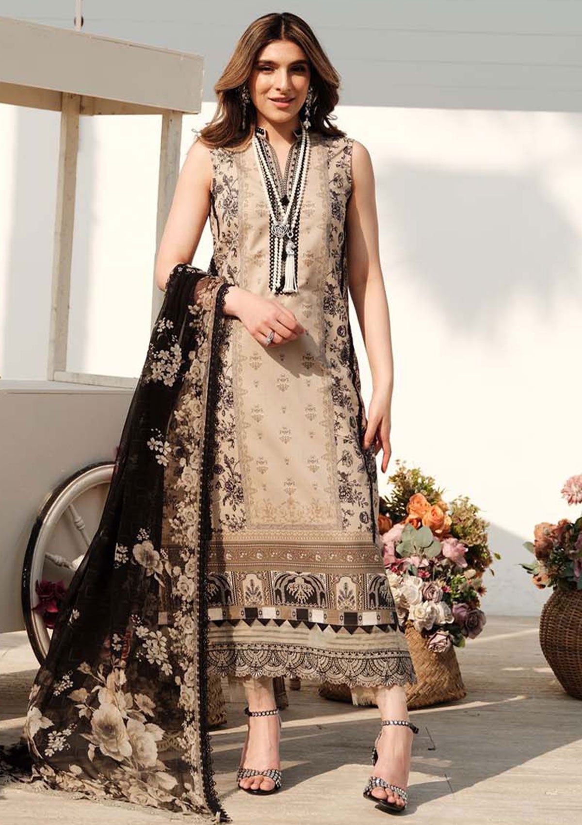 Lawn Collection - Zarqash - Luxe Lawn - ZL24#01