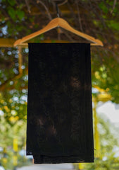 Swiss Lawn Ari Work Shawl D - 18 - Black