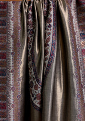 Pashmina Zari Jamawar Shawl D#17 - Purple