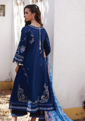 Lawn - Farah Talib Aziz - Luxury Unstitched 26 - FTA#08 - Nia Navy