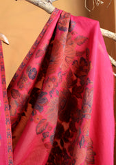 Pashmina Jamawar Shawl D#154 - Pink