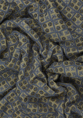Elite Men Embroidered Sequence Viscose Fabric - Lemon