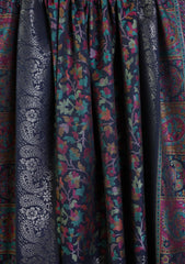 Pashmina Jamawar Shawl D#208 - N Blue