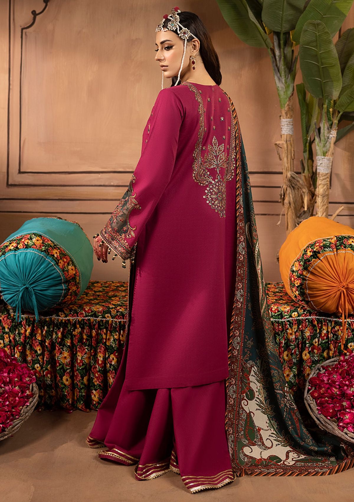 Winter Collection - Bin Ilyas - Laal - Luxury - BL#1511-A