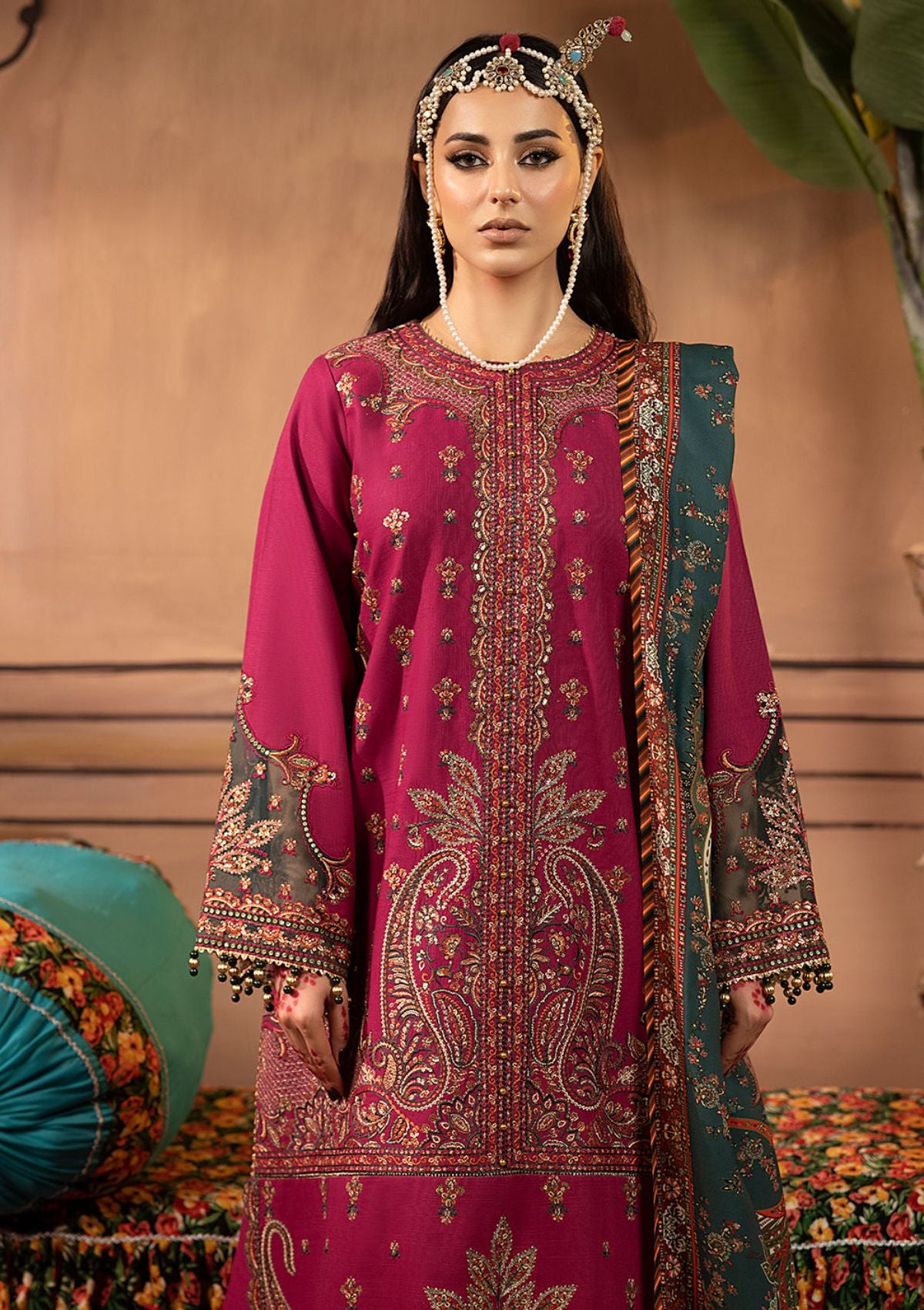 Winter Collection - Bin Ilyas - Laal - Luxury - BL#1511-A