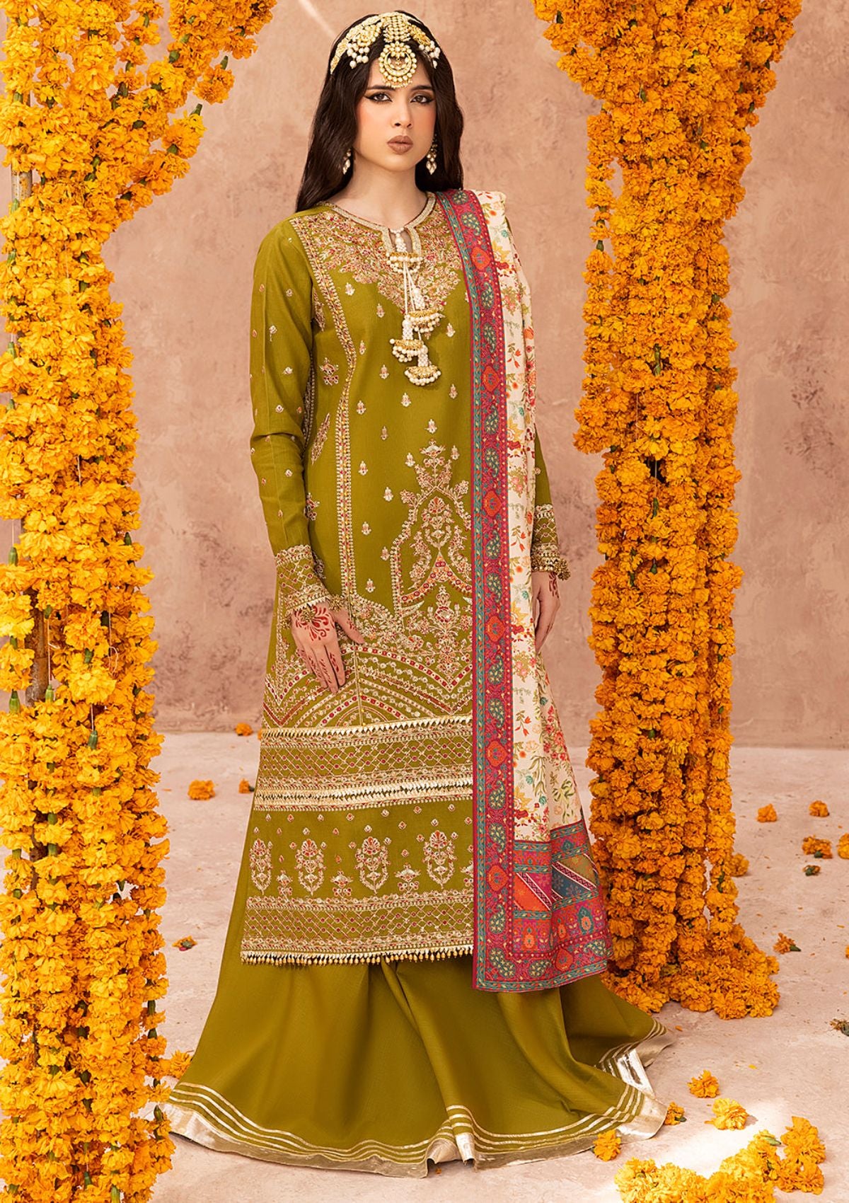 Winter Collection - Bin Ilyas - Laal - Luxury - BL#1514-A