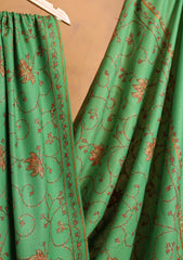Pashmina Kashmiri Jaaldar Shawl D#148 - Parrot