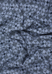 Elite Men Embroidered Sequence Viscose Fabric - B White