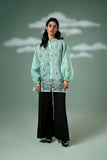 Pret Collection - Fozia Khalid - Basics Vol 3 - Mint Green Peacock Tunic