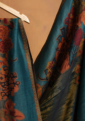 Pashmina Zari Jamawar Shawl D#05 - DS Green