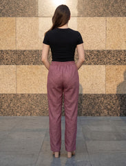 Pret - Moven - Cotton Linen Trouser - Tea Pink