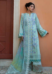 Lawn - Ansab Jahangir - Zoha - Luxury 25 - AJ-LL-25-02 - Misty Jade