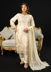 Formals - Zainab Fazlani - Soiree Chiffon 25 - Ivory Serenade